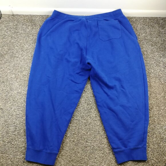 Polo Sport Ralph Lauren Sweatpants Mens 2XB Fleece Joggers Blue Spell Out - Picture 5 of 8